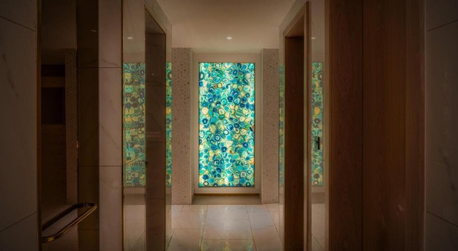 Corridor leading to Massage Rooms at The Spa By Revitalize